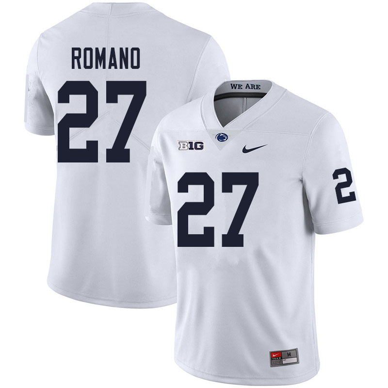 Men #27 Cody Romano Penn State Nittany Lions College Football Jerseys Sale-White